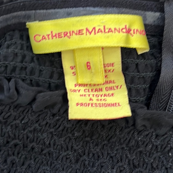 CATHERINE MALANDRINO, Silk Strapless Jumpsuit - Picture 8 of 9